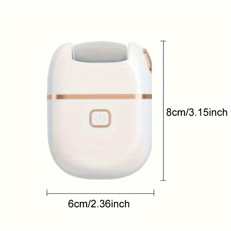 Limpiador de Pies Eléctrico Inalámbrico - Exfoliante y Removedor con Cabezales Reemplazables, Operación de Un Toque, Dispositivo Compacto para Hogar/Viaje, Blanco - Ideal para Hombres y Mujeres, Diseño Moderno y Ligero
