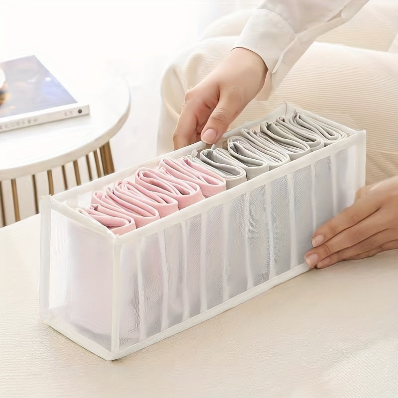 Organizador de clóset, separador de ropa interior y calcetines, con gran capacidad, multifuncional, ideal para almacenar sostenes, corbatas y más