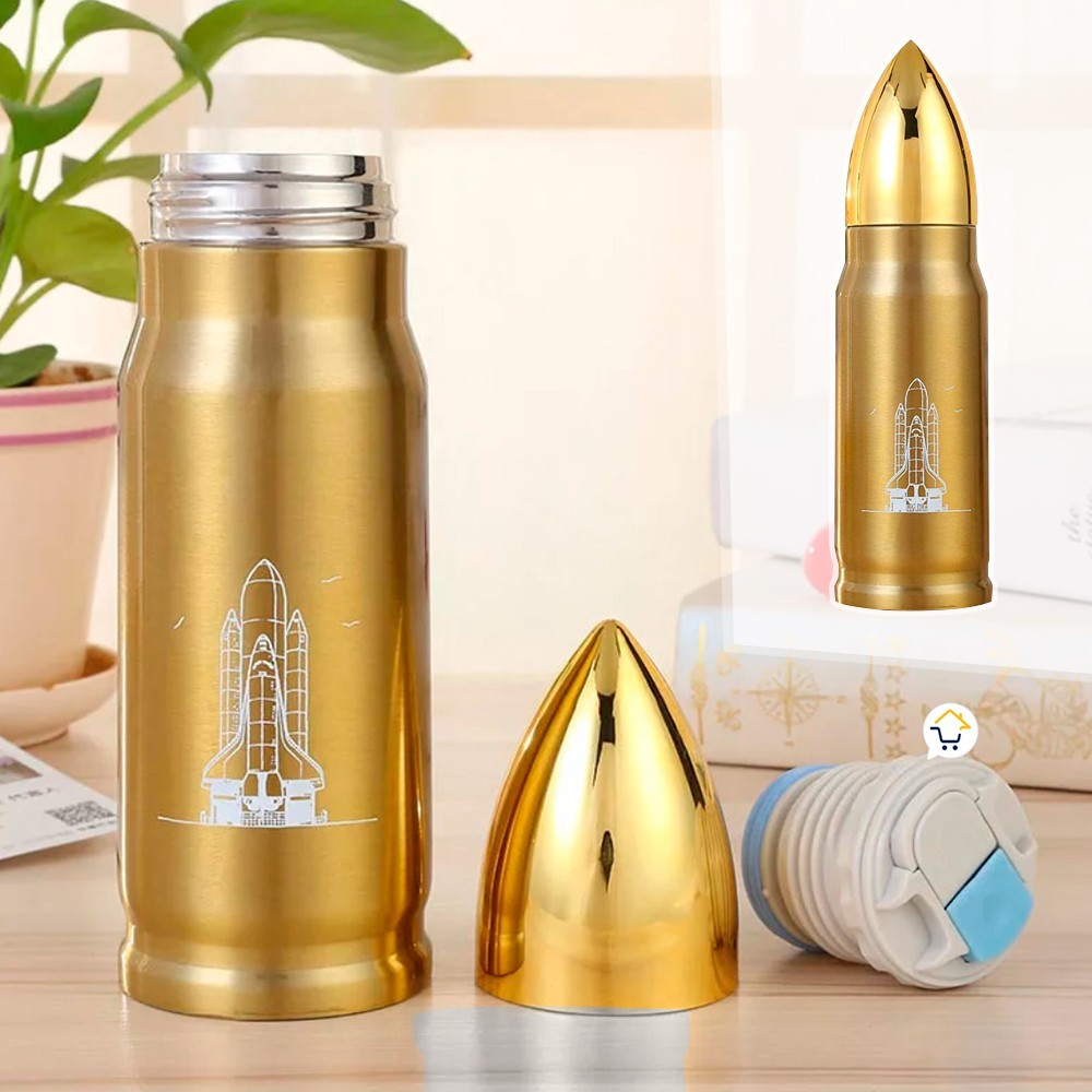 Termo Acero Inoxidable 350ml Tipo Bala Camping Deportes MJ-381