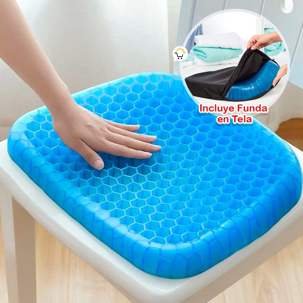 Cojín Gel Flexible Carro Silla Oficina 8043