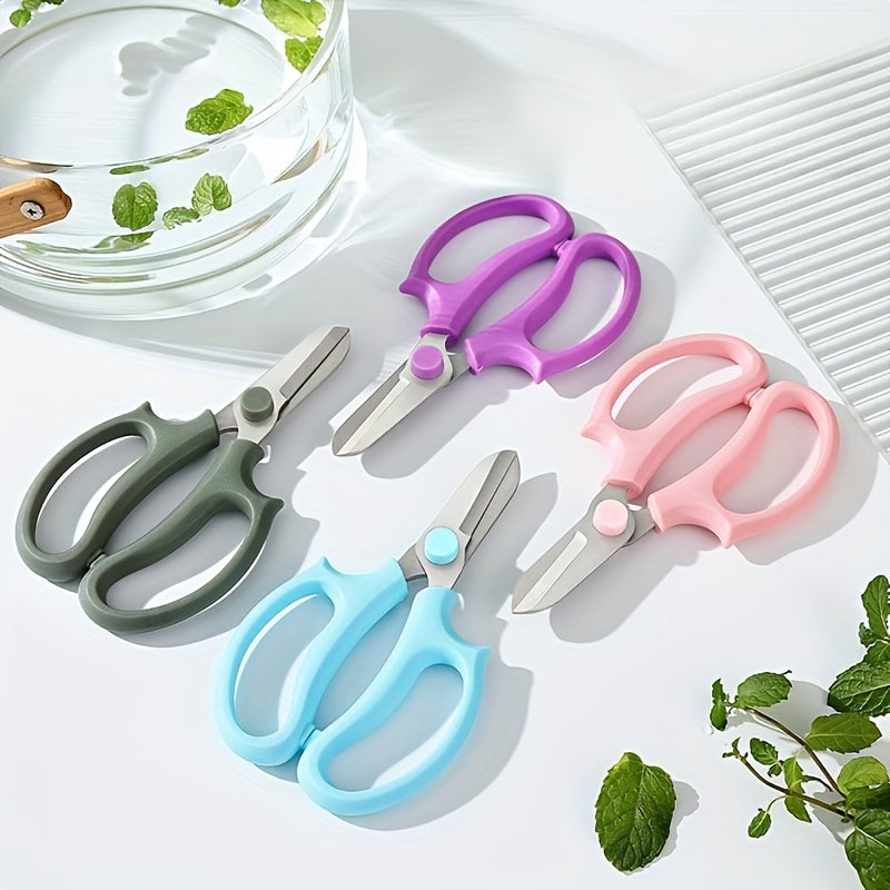 Tenacillas Profesionales con Empuñadura Cómoda para Ambas Manos, Estilo Clásico, Hoja de Acero Inoxidable, Tijeras de Jardinería Manuales, Ideales para Arreglos Florales y Cuidado de Plantas
