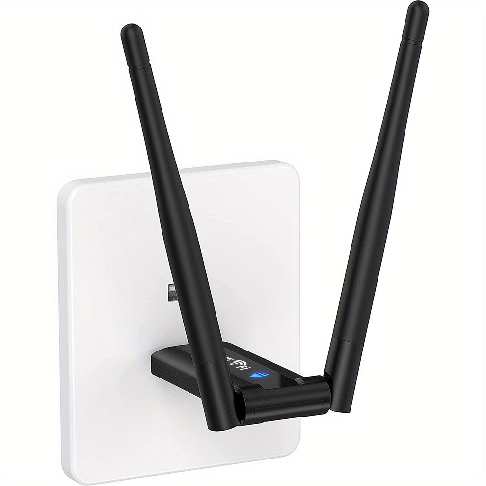 Amplificador de Wi-Fi OURLIFE de Alta Velocidad, Tarjeta de Red Inalámbrica USB de 300Mbps, Banda de 2.4GHz, Configuración con Un Clic, Cobertura Completa para Estabilidad Mejorada en Casa y Oficina, , Accesorio de Acceso a Internet Doméstico | Tarjeta W