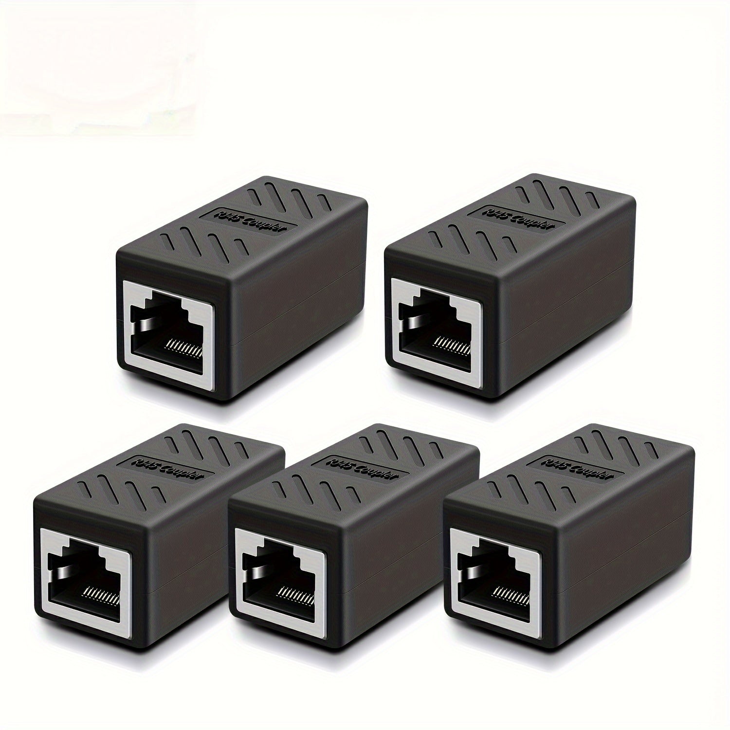 Conector Ethernet RJ45 de alta velocidad, 1/2/5/7 piezas, compatible con cables Cat7/Cat6E/Cat6/Cat5E/Cat5, macho a macho, ideal para PC, switch, router y consolas de videojuegos