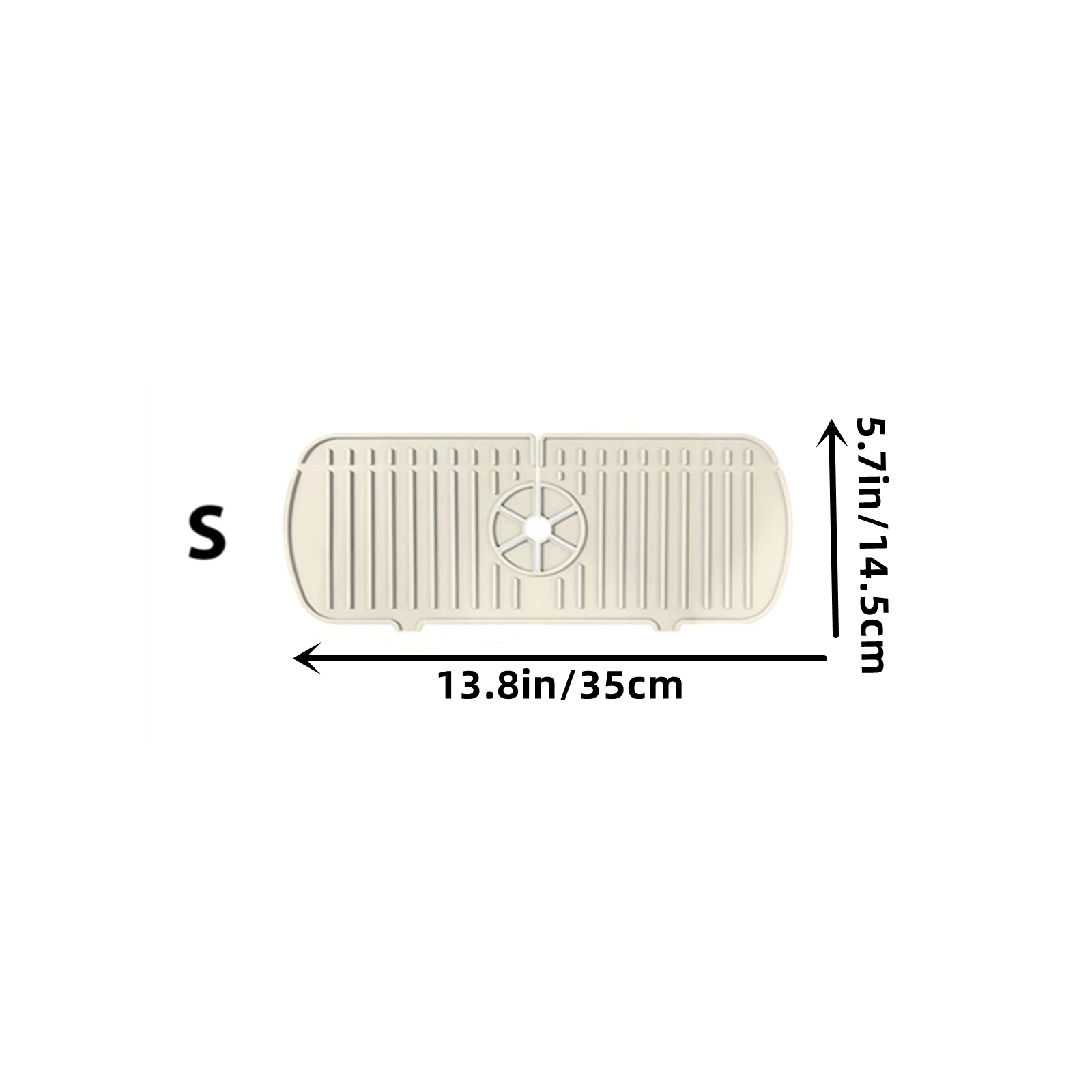 1 pza Alfombrilla de silicona para fregadero, protector contra salpicaduras, almohadilla de drenaje para fregadero de cocina para colocar detrás del grifo, alfombrilla para secar platos para encimera, baño, casero, tapete pequeño para grifo