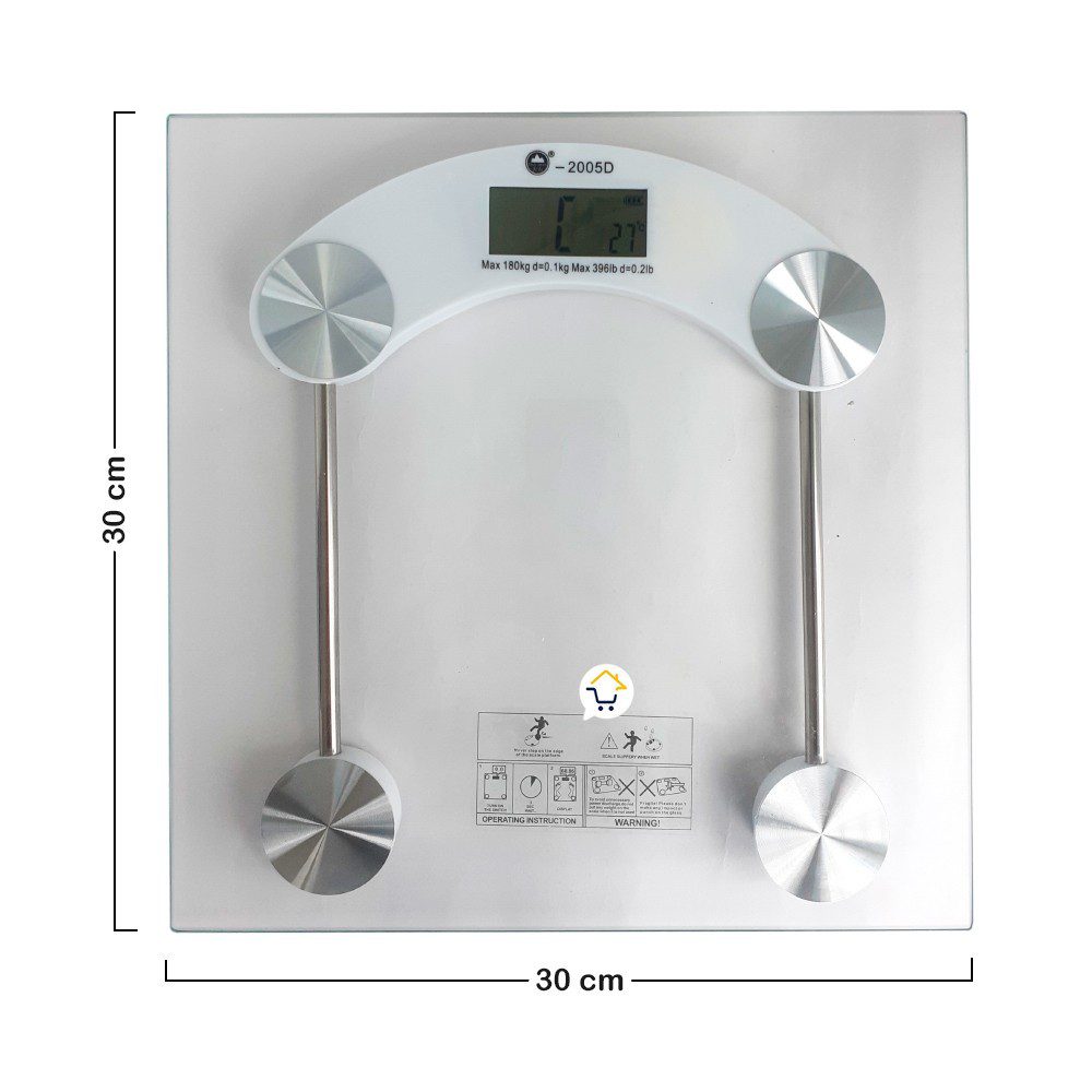 Balanza Baño Portátil Báscula Digital Pesa 180 Kg 2005D