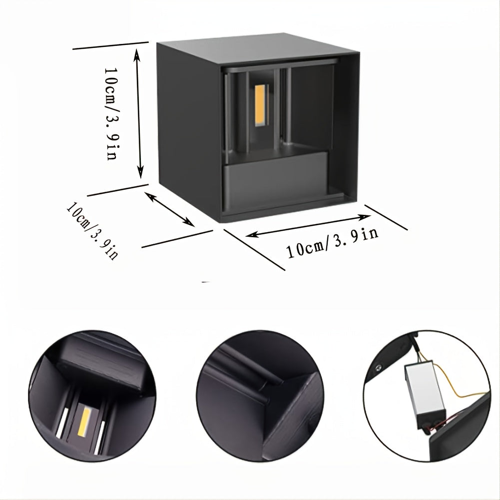 ¡Ilumina tu hogar con este aplique de pared LED de 10 W regulable hacia arriba y hacia abajo que ahorra energía!