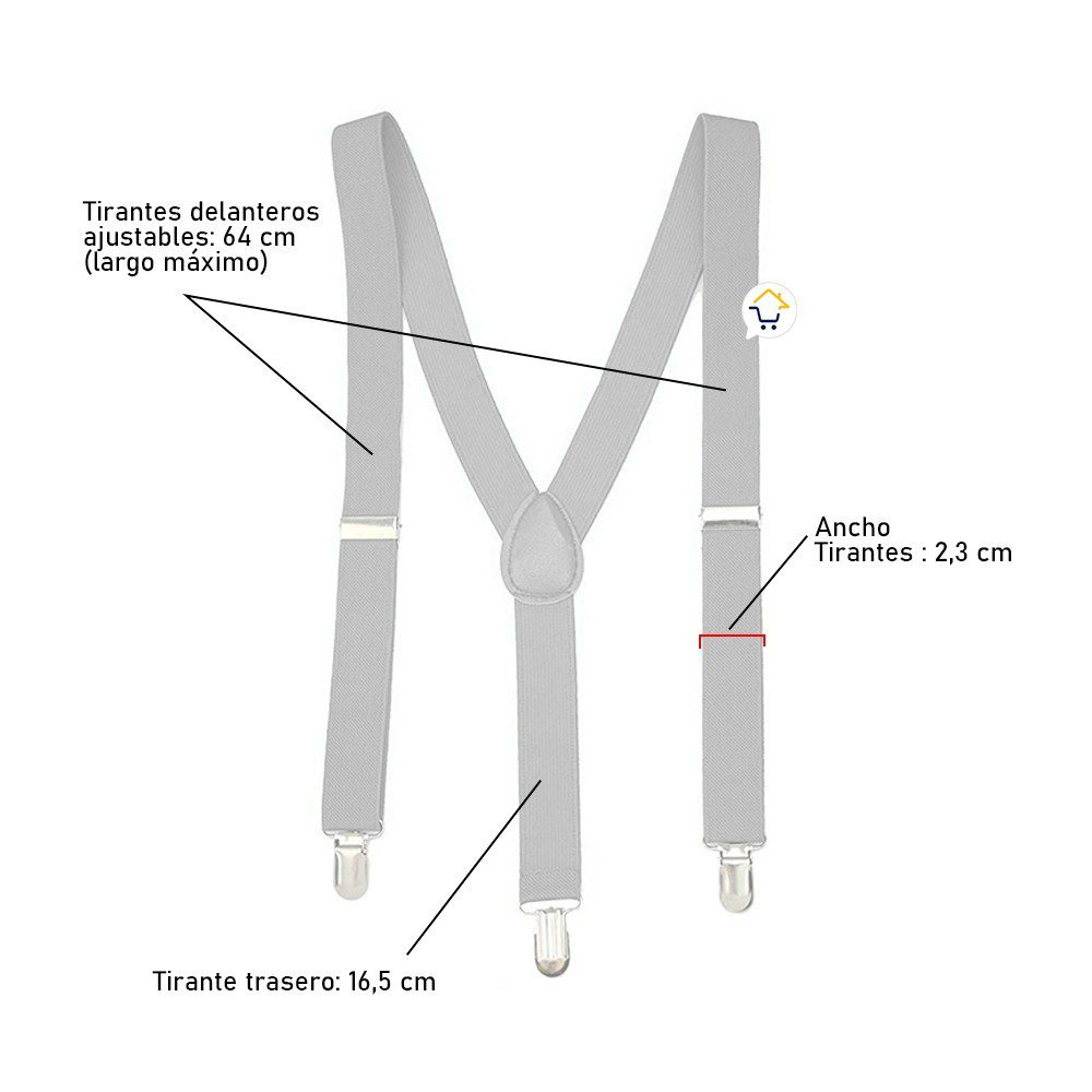 Tirantes Pantalon Cargaderas Accesorio Ropa Disfraz OF143
