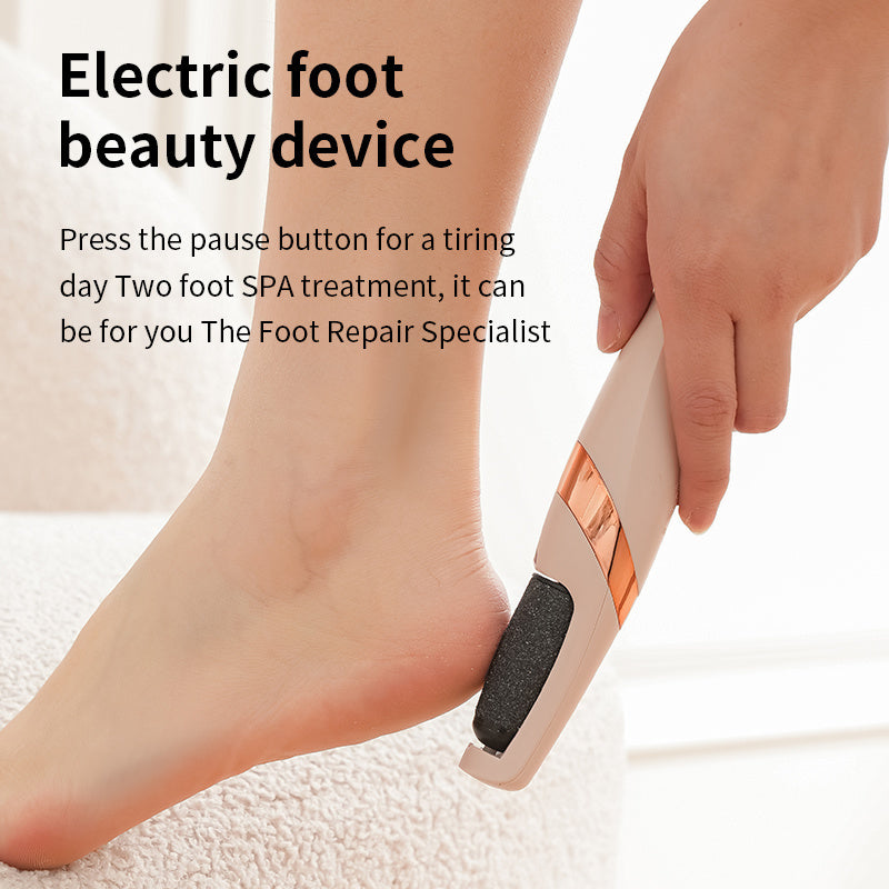 Popular Choice USB Recargable, Eliminador de Pies, Kit de Pedicura Automático, Multifuncional y Conveniente, Perfecto para Vacaciones como Navidad, Halloween, Día de San Valentín, etc., Adecuado para Pies y Manos, Limpiador de Pies Eléctrico, Suaviza Tus