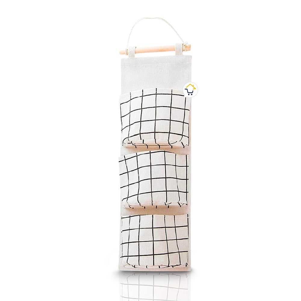 Bolsa Organizadora Colgante 3 Bolsillos Multiusos MD303