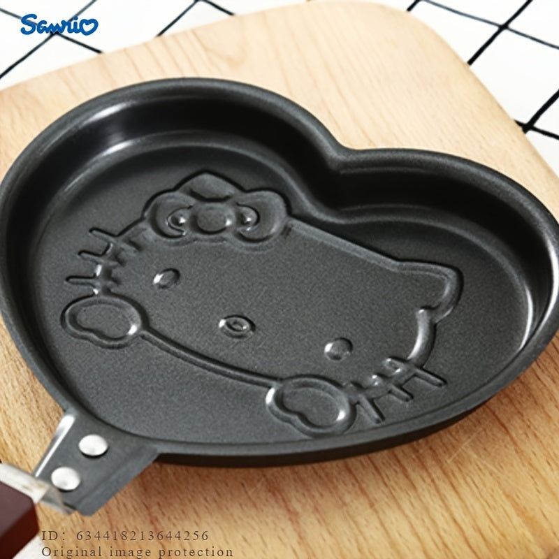 Para Mini Sartén Antiadherente - Diseño de Dibujos Animados Lindo, Ideal para Cocinar Huevos y Panqueques, Perfecto para Desayuno y Bocadillos, Sartén de Cocina para Desayuno | Utensilios de Cocina Divertidos | Sartén de Cocina Duradera, para Cocina con