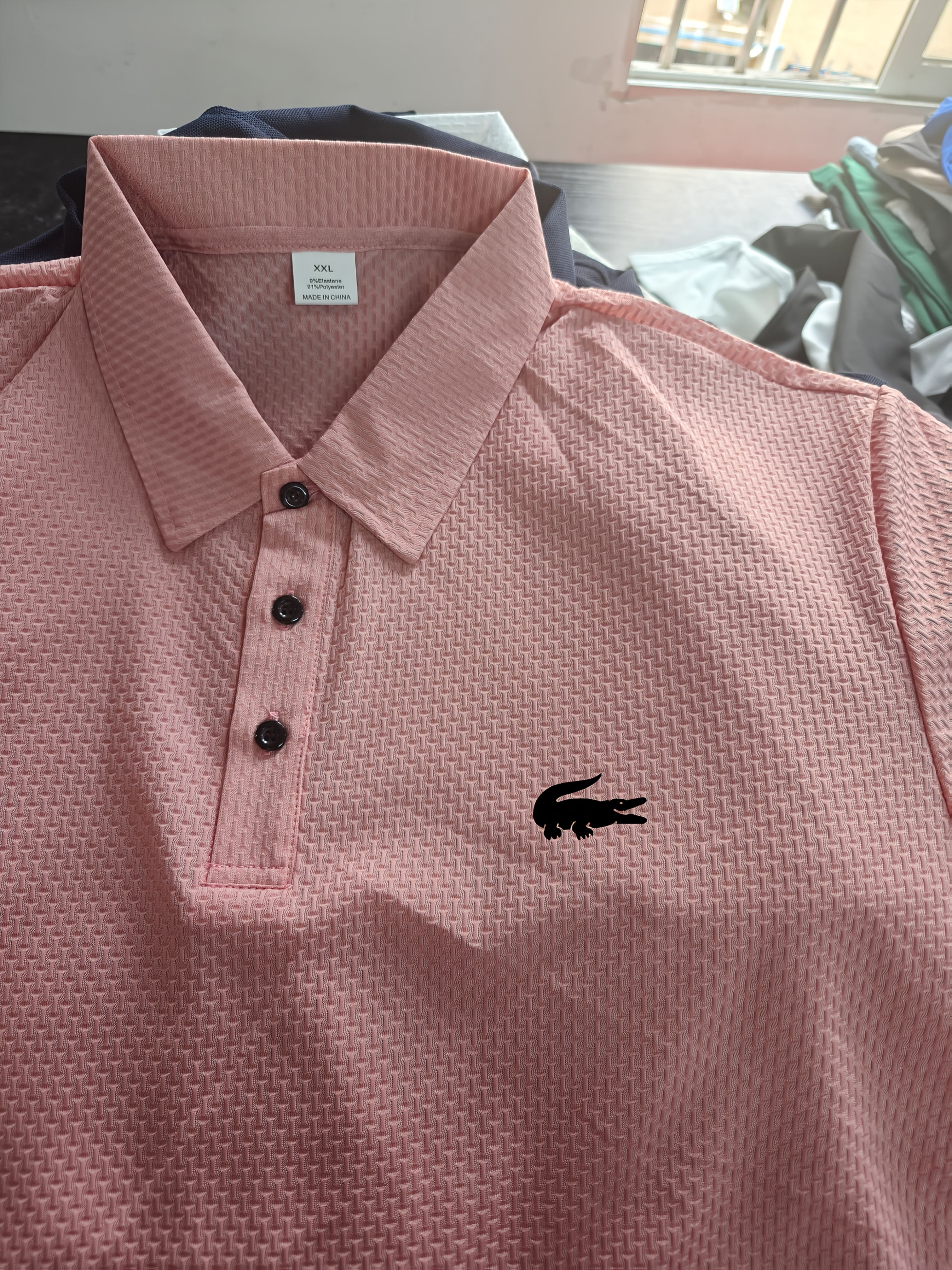 Camiseta Cómoda para Hombres de Medio Oriente con Estampado de Cocodrilo, Camisa Casual Transpirable para Negocios y Ocio