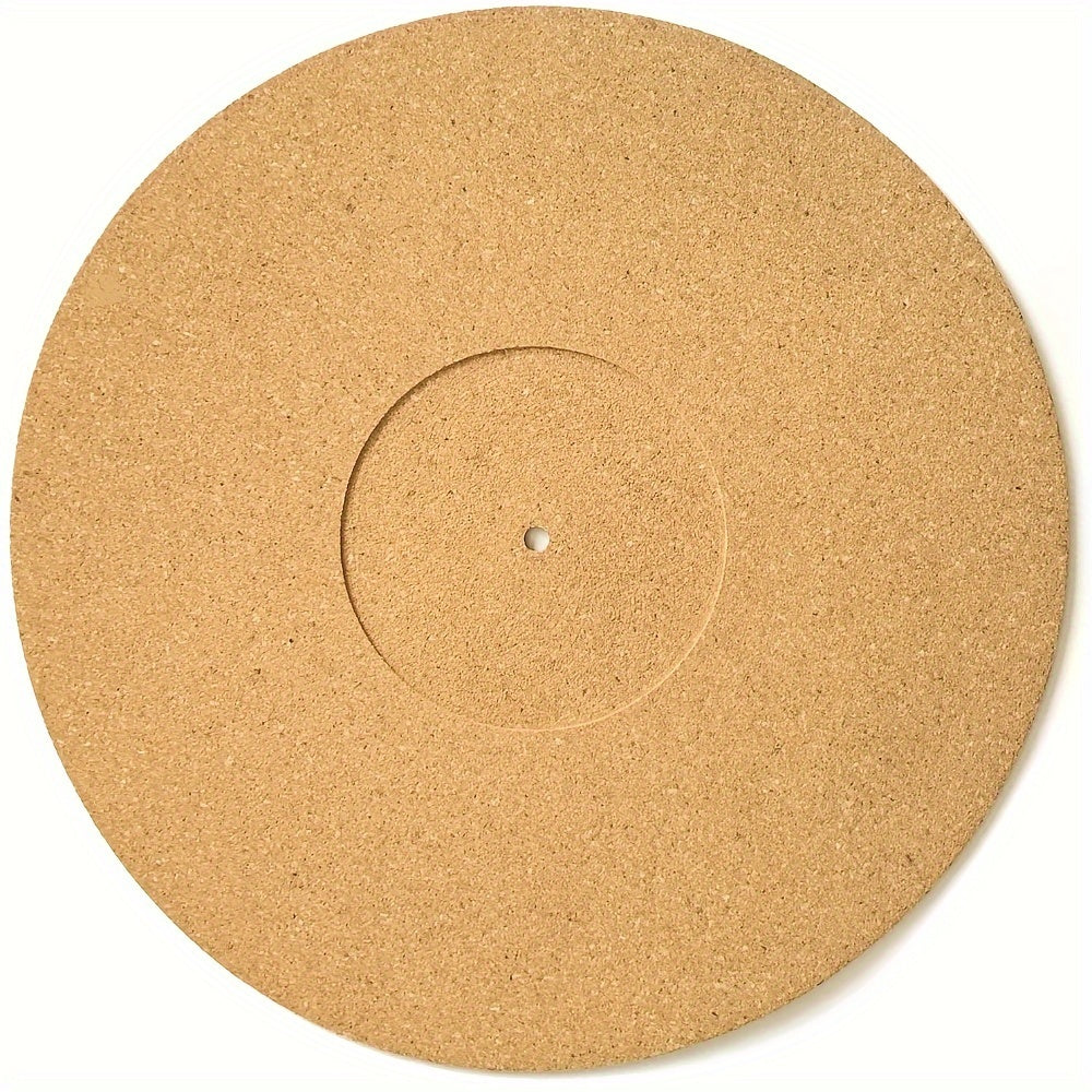 Tapete de Corcho para Discos de 12 Pulgadas, 3mm de Grosor, Almohadilla Suave para Discos, Almohadilla de Absorción de Impactos, Calidad de Sonido Especial para Tocadiscos de Vinilo