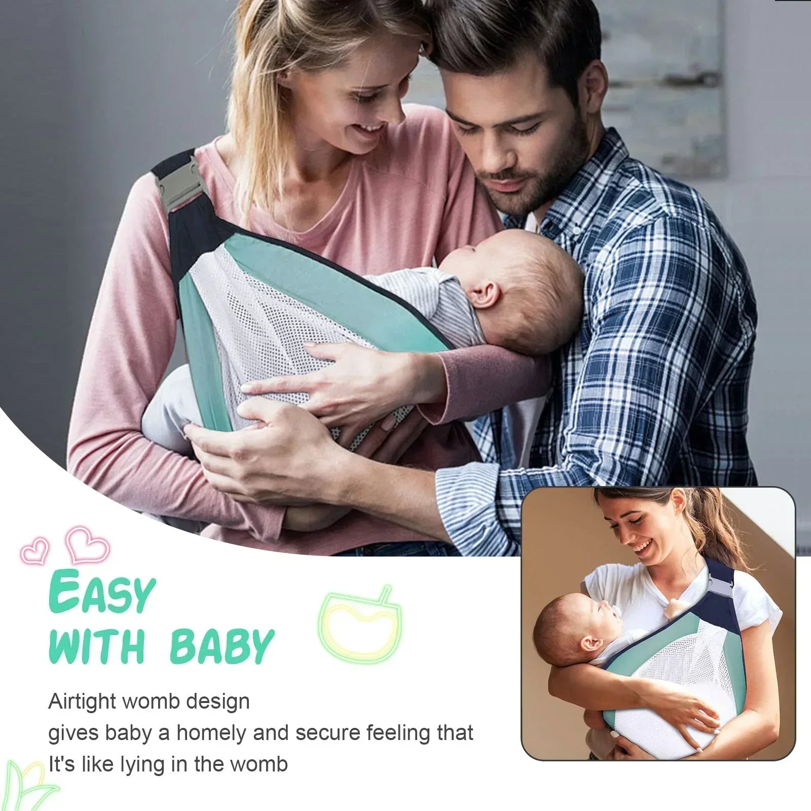 CARGADOR MULTIFUNCIONAL PARA BEBÉS DE HASTA 20 KG 003 LA GLORIA