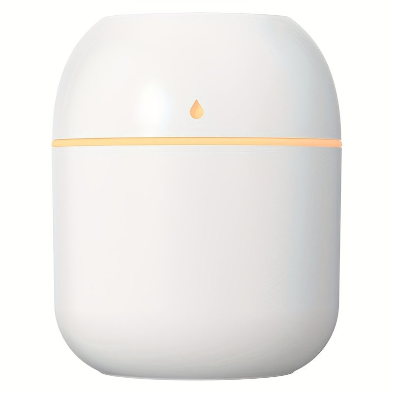 Humidificador y difusor portátil con USB, doble función: pulverizador de niebla con dispensador de fragancia, diseño compacto para hogar, oficina o escritorio, opciones en blanco y rosa, humidificador para el hogar, electrodoméstico moderno y elegante, a
