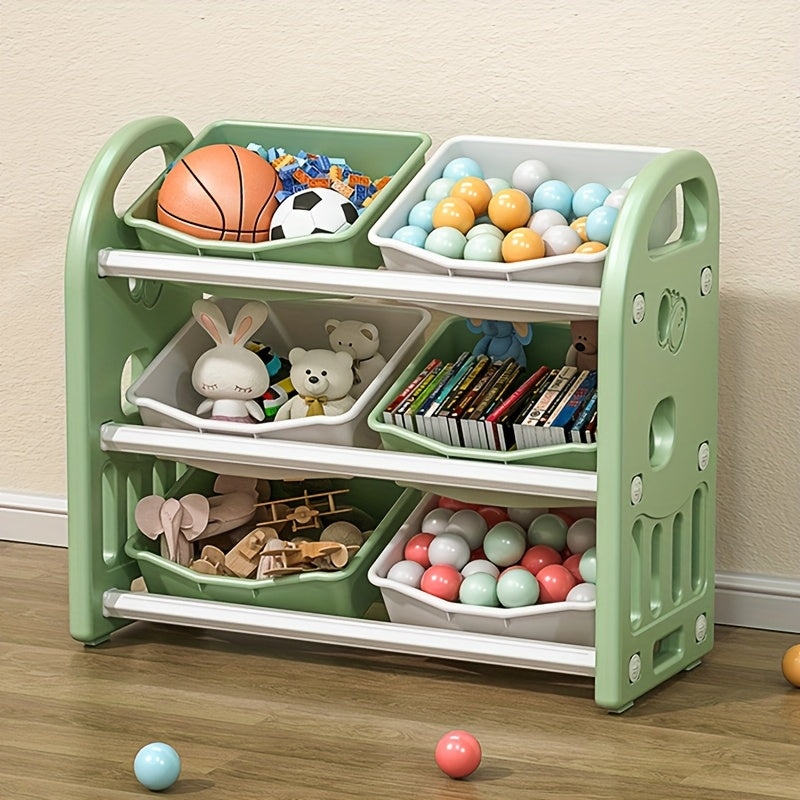 Disponible en dos colores - Estante de almacenamiento multi-compartimento - Organizador de plástico blanco para ropa, juguetes, libros y hogar - Diseño que ahorra espacio, sistema de organización de armarios de fácil montaje