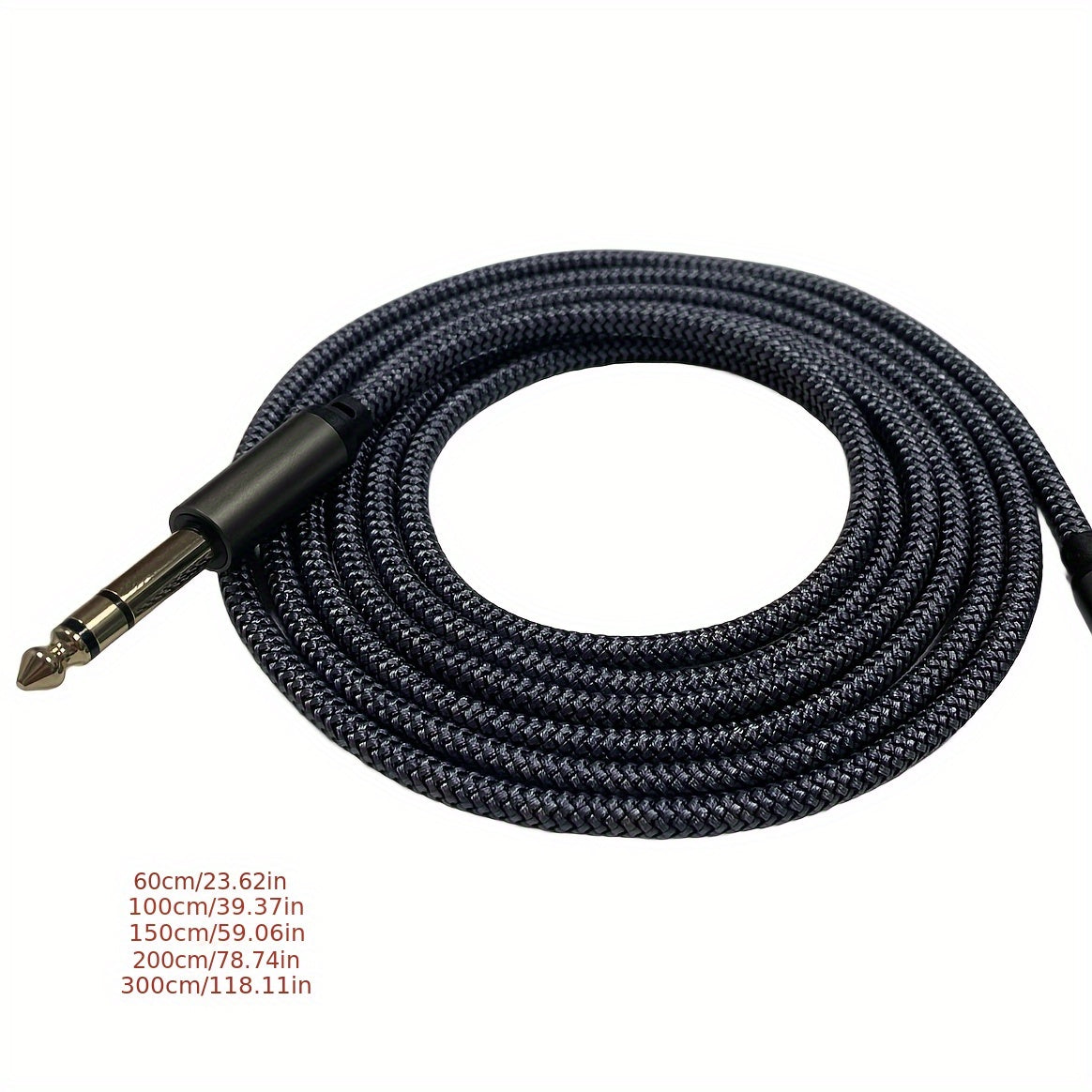 Cable de audio de 6.5mm a 3.5mm, para uso profesional y hogareño, compatible con diferentes altavoces, instrumentos y dispositivos de grabación - Conector redondo flexible, macho a hembra, Cat5e, para configuración de estudio | Cable de audio versátil |