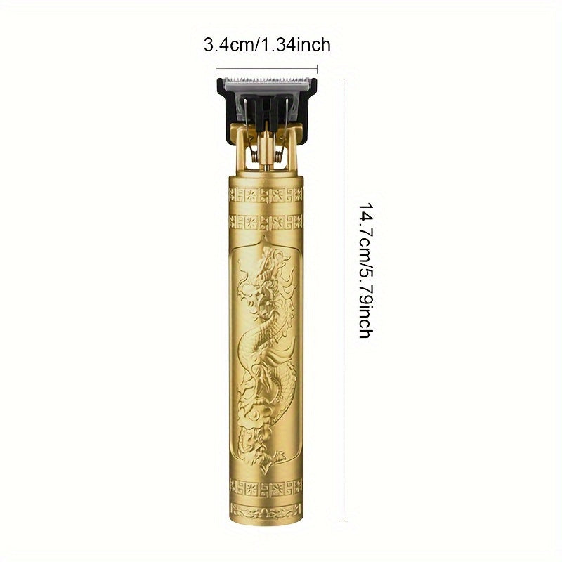 Cortadora de cabello profesional y kit de recortadora de barba, inalámbrica con carga USB, tijeras eléctricas con hoja afilada, voltaje de operación ≤36V, incluye 4 peines guía, para el cuidado personal de hombres