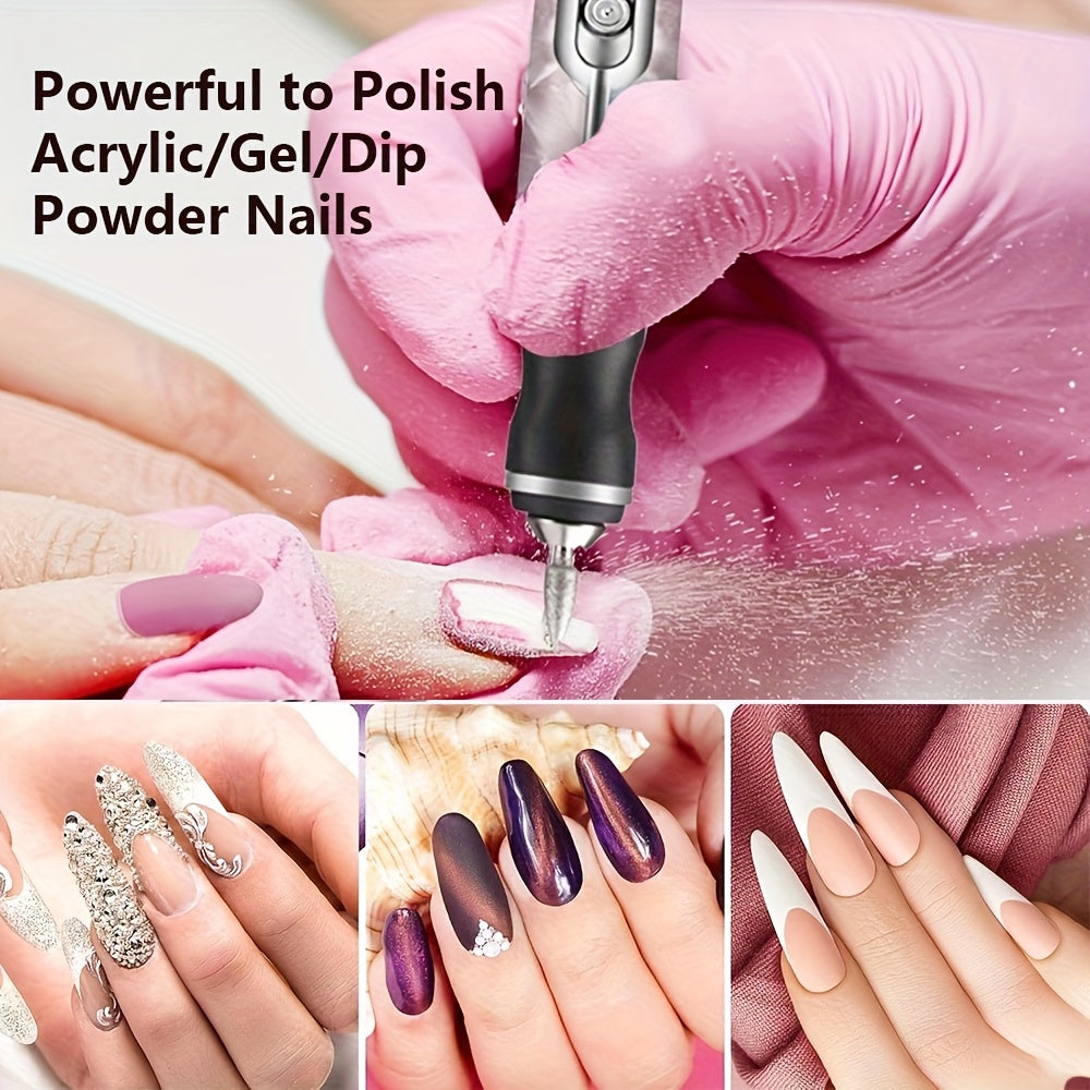 Kit de uñas eléctrico USB, con 4 velocidades, incluye 18 cabezas intercambiables. Ideal para uñas de gel DIY, cuidado de pies, pulido y eliminación de uñas de acrílico. Incluye herramientas de manicura y pedicura. Un regalo ideal para cumpleaños o vacaci