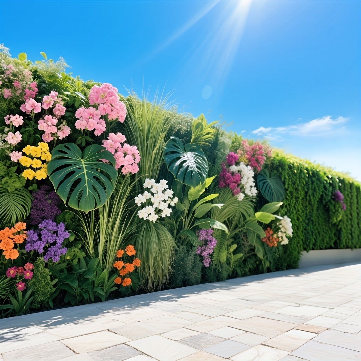 Elegante panel de pared de planta verde artificial con diseño de valla de madera - 20" x 16" Pantalla de privacidad para interiores y exteriores, plantas artificiales sin mantenimiento para el hogar, oficina, bodas, Navidad, Día de la Madre y decoración