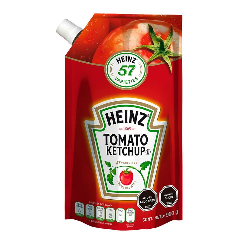 SALSA TOMATE HEINZ 900G DOYPACK