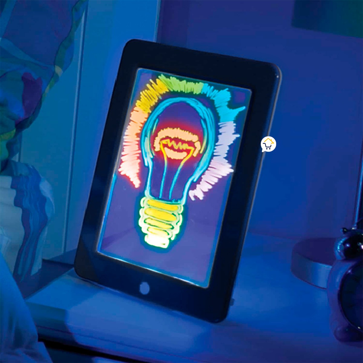 Tablero De Dibujo Mágico Marcadores Neón Didáctica Niños 21MP1