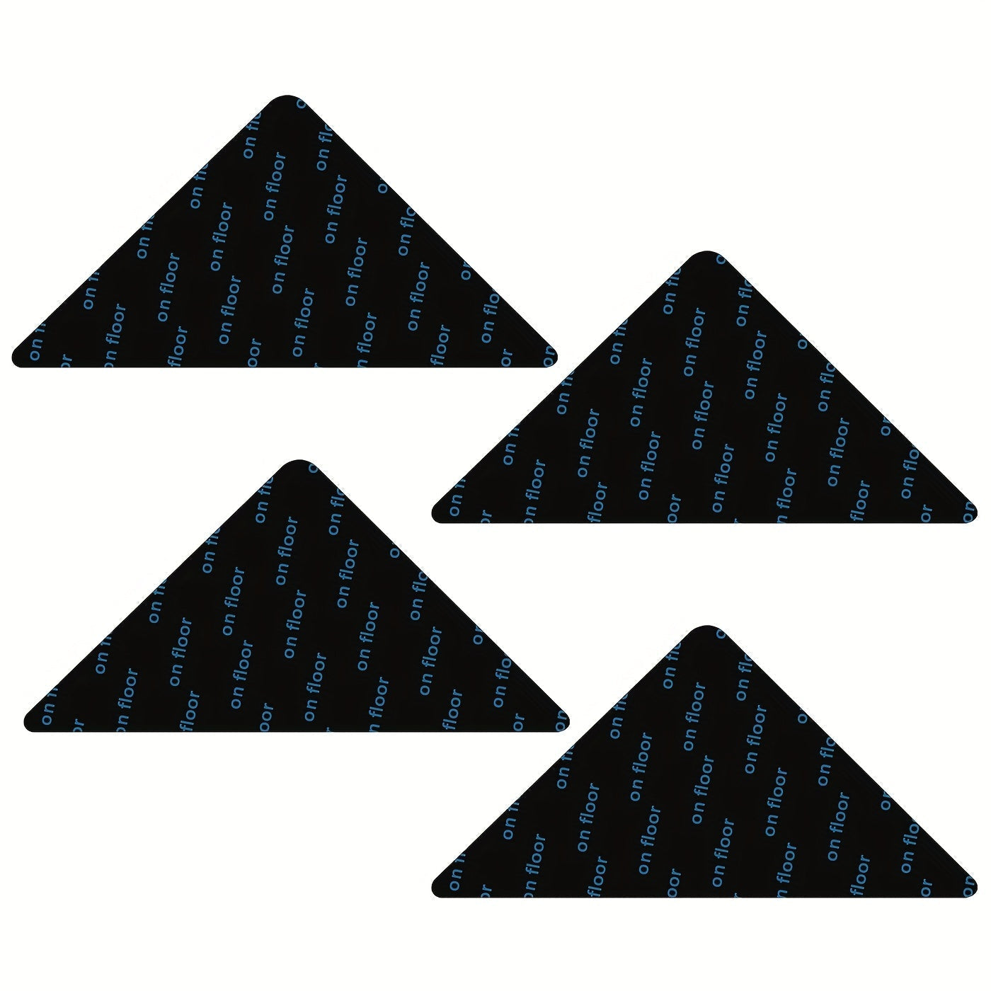 4/8/12 pzas Pinzas para alfombras, almohadillas antideslizantes para alfombras para pisos de madera dura y azulejos, cinta de alfombra reutilizable y lavable para alfombras de salas de estar, almohadilla adhesiva de doble cara para alfombra que mantiene