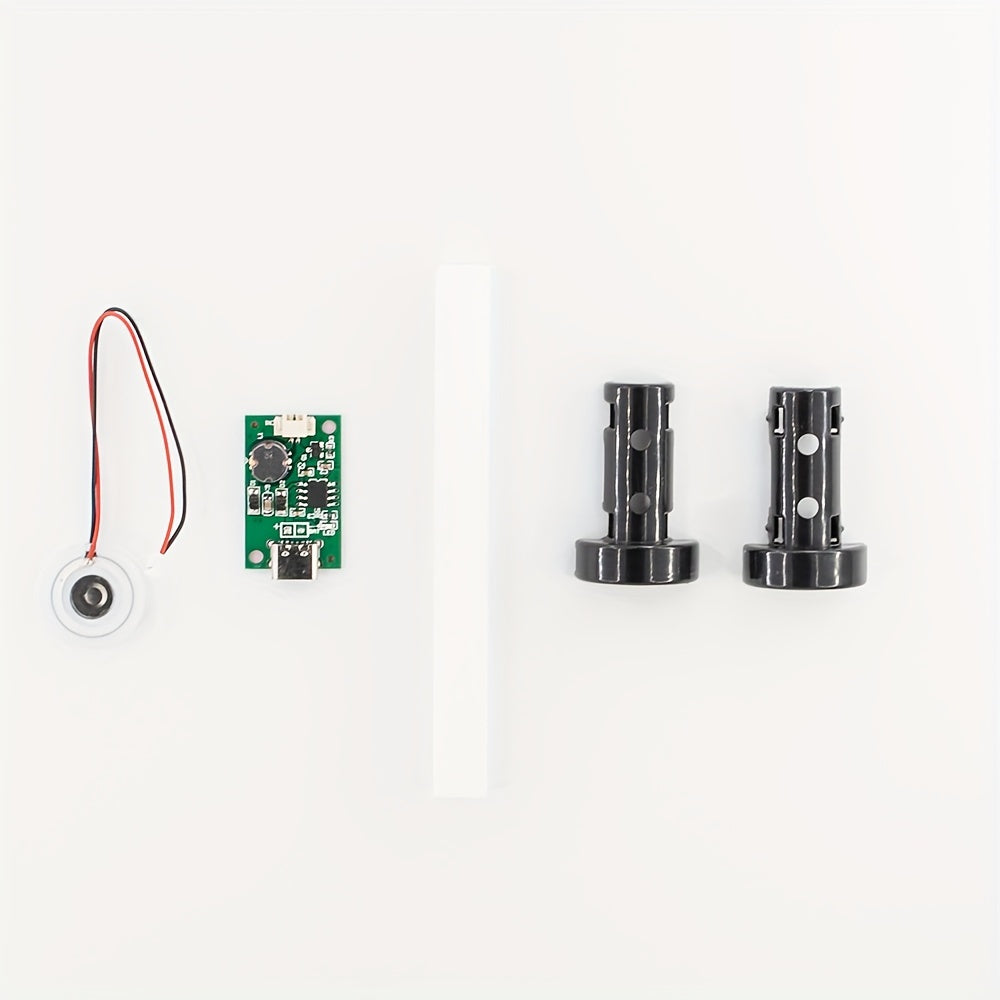 Módulo de atomización USB 5V 300mA 1.5-2W, boquilla simple Tipo-C, placa de circuito para humidificador DIY, material plástico, voltaje de operación ≤36V, accesorio electrónico sin interruptor