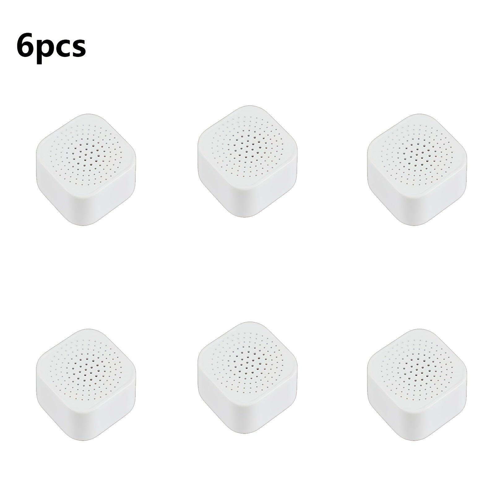 6/12pcs HUUCKY Absorbente de Olores con Carbón Activado - Diseño Cuadrado, Sin Necesidad de Electricidad, Caja Ventilada para Nevera, Congelador y Armarios