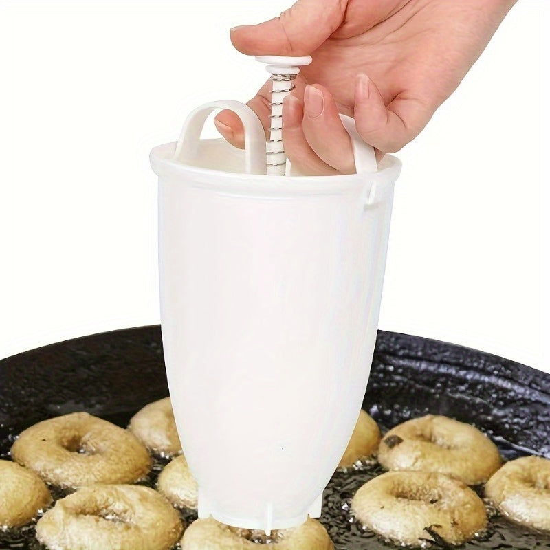 Prendedor de Donas Manual - Herramienta No Eléctrica Fácil de Usar para Hornear en Casa o Restaurante, Anillos Uniformes, Diseño Duradero para Repostería a Granel, Cocina Sin Electricidad, Materiales Fáciles de Limpiar