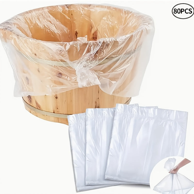Saunas Desechables para Pies, Bolsas de Plástico Transparente para Pedicura, Higiénicas y Sin Olor, Ideales para Hogares, Salones de Belleza y Hoteles