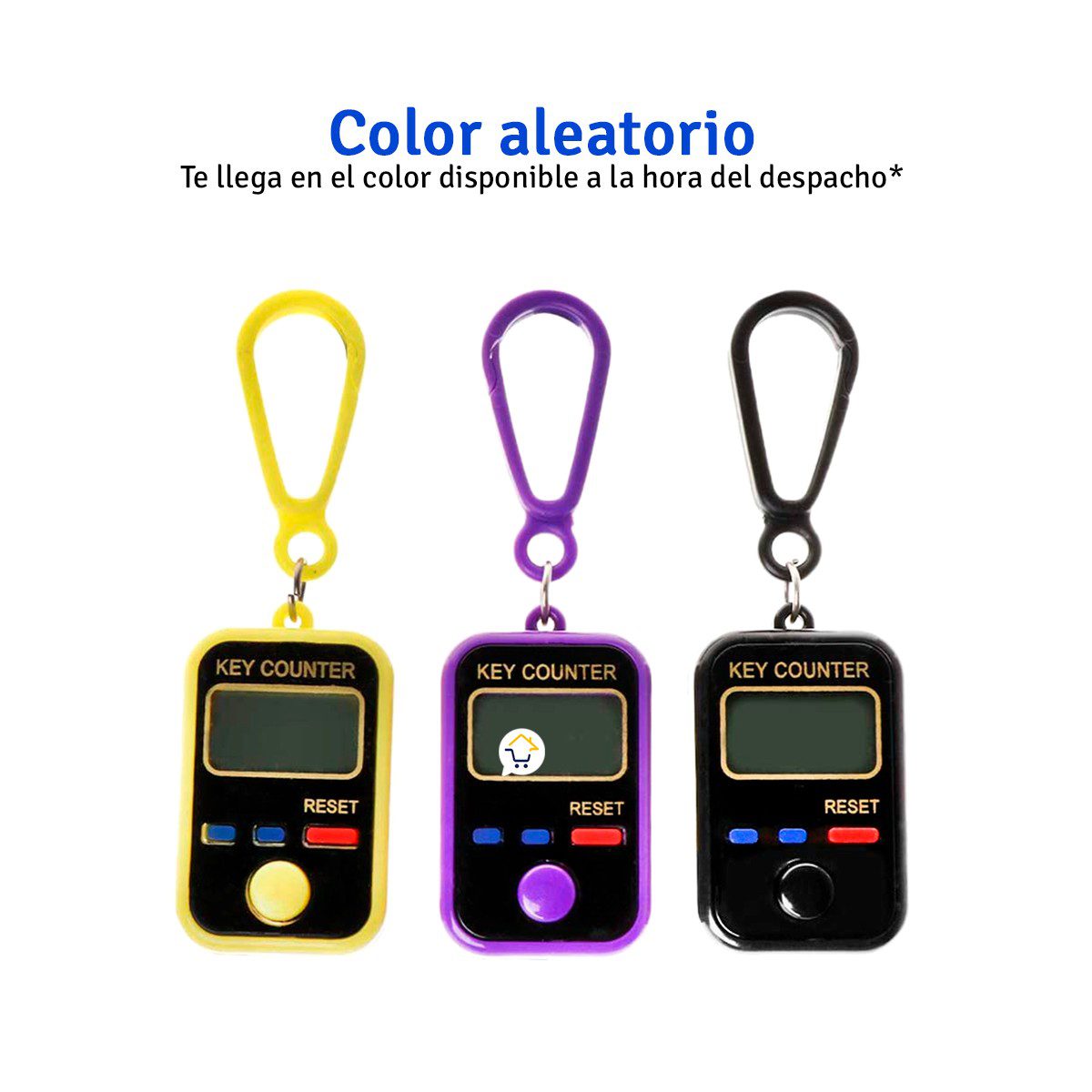 Contador De Personas 6 Dígitos Electrónico Clicker Llavero 215007