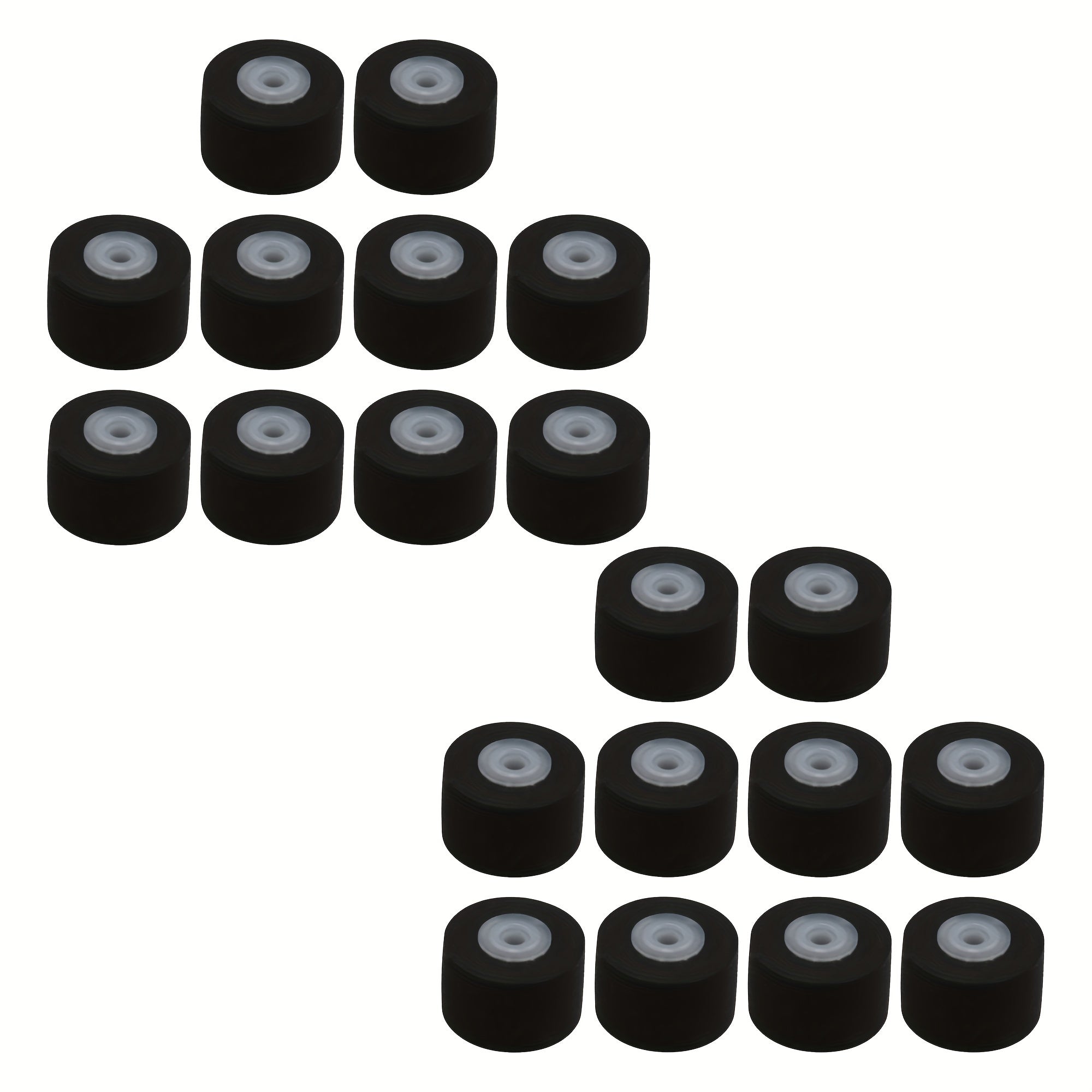 20 piezas de rueda de presión para grabadora amplificadora de audio de 10*6.5*1.5 mm