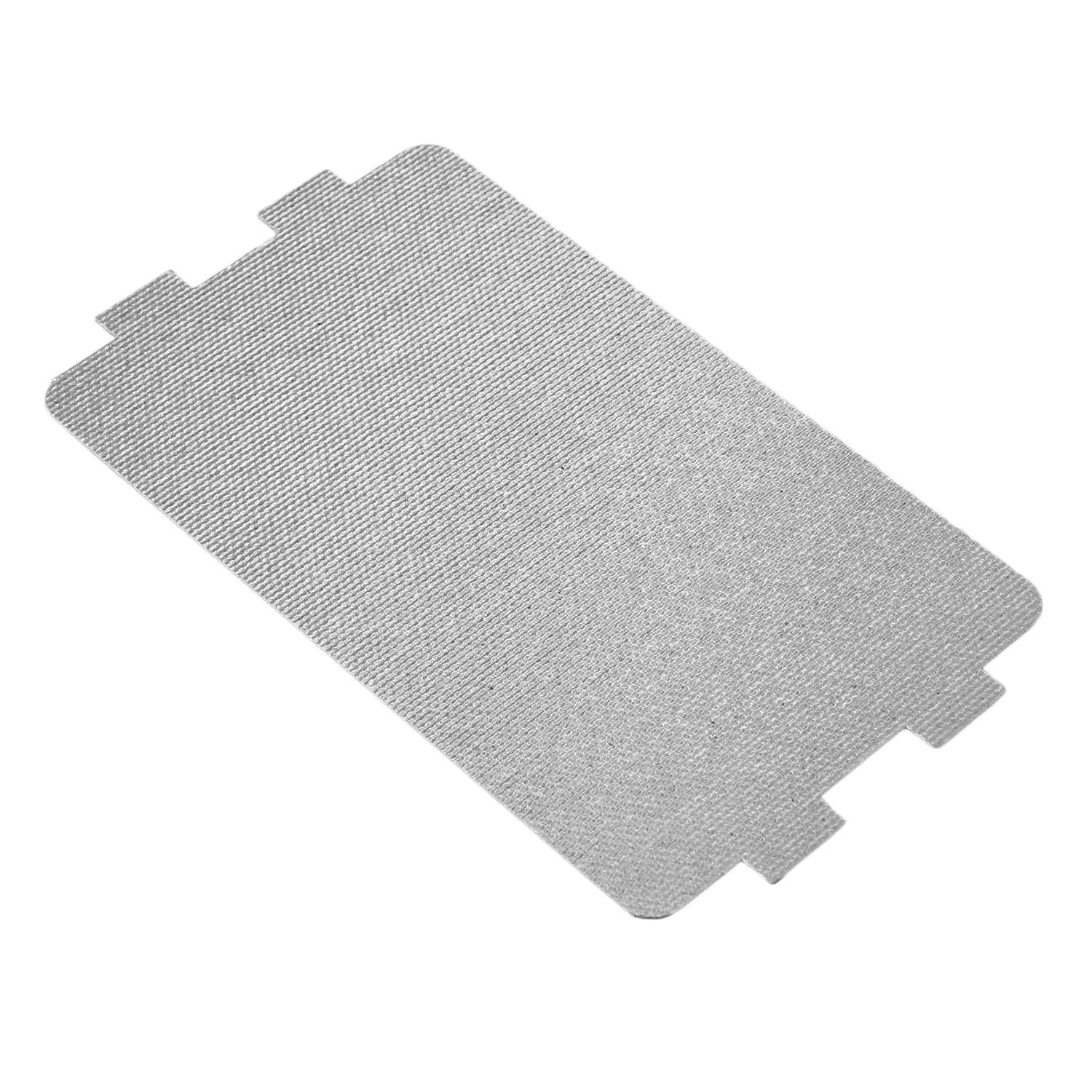 1 pieza de lámina de mica para horno microondas universal, cubierta de guía de ondas - Metal, ranuras de alta frecuencia para una distribución eficiente del calor, compatible con la mayoría de los modelos de microondas, piezas de electrodomésticos de coc