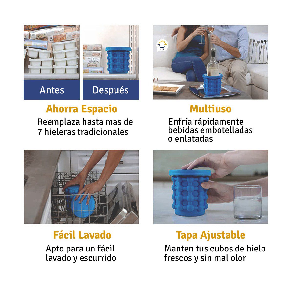Mini Hielera Nevera Portable Ahorra Espacio Bebidas HD8061