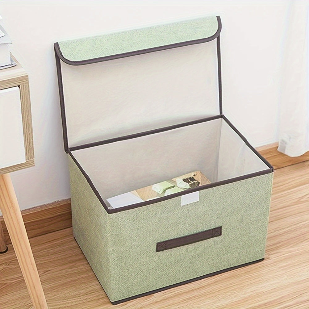 Caja de Almacenamiento Plegable de Gran Capacidad - A Prueba de Polvo, Organizador Multifuncional para Ropa y Mantas, Perfecto para el Dormitorio y Esenciales del Hogar, Organizador de Escritorio y Cajón para Almacenamiento en Casa