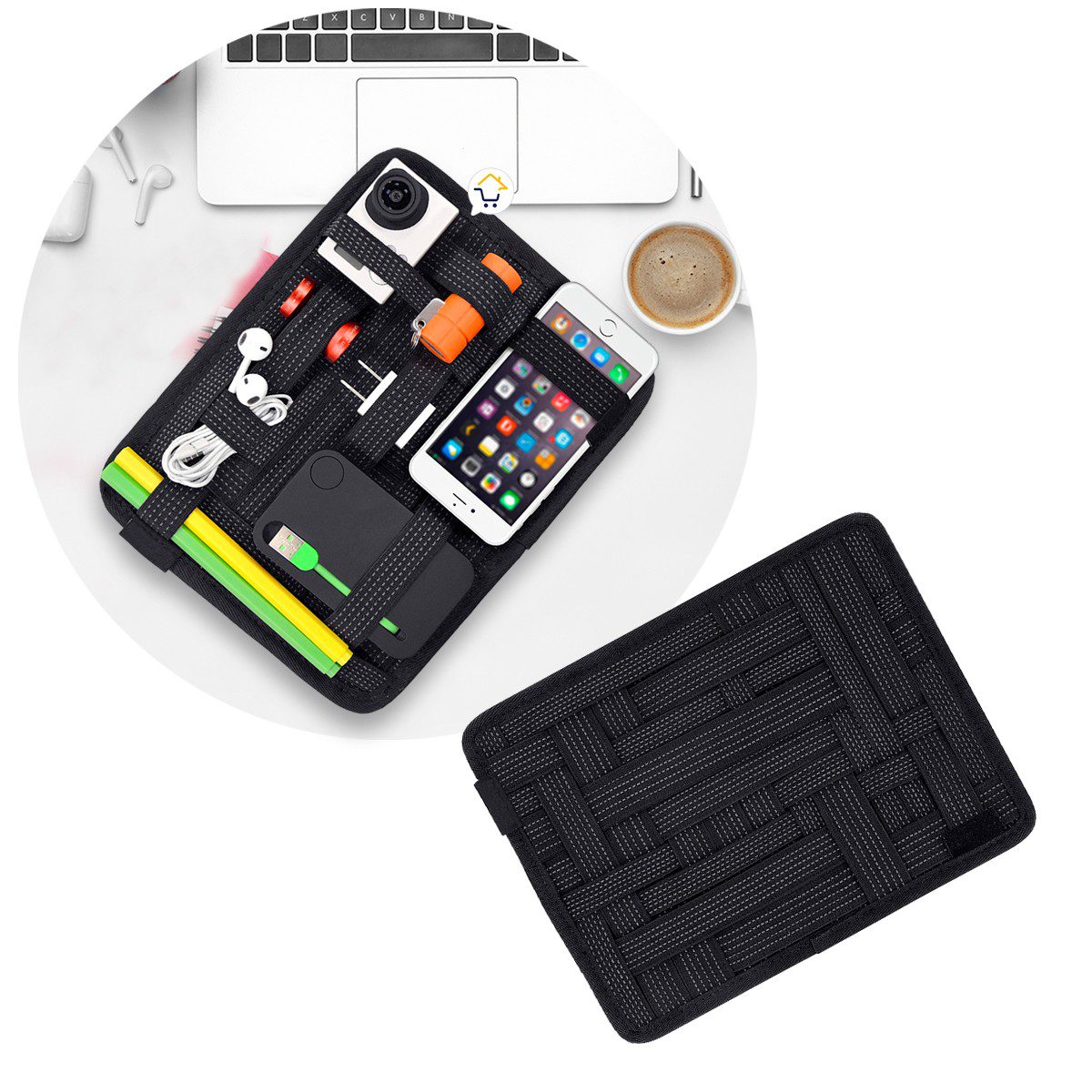 Organizador Elástico Multifuncional Portátil Herramientas y Cables ORE01