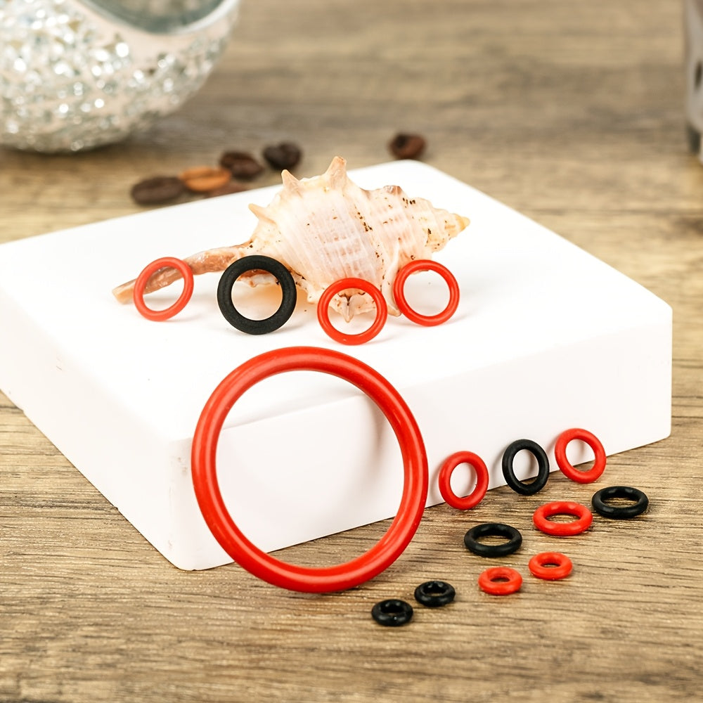 Anillos de Sellado de Silicona Compatibles con Máquinas de Café Phili Sae Spid Gag Kru Solis, Anillos de Sellado para Grupo de Elaboración y Válvula de Soporte, Válvula de Salida de Vapor, Piezas de Repuesto para Máquina de Café