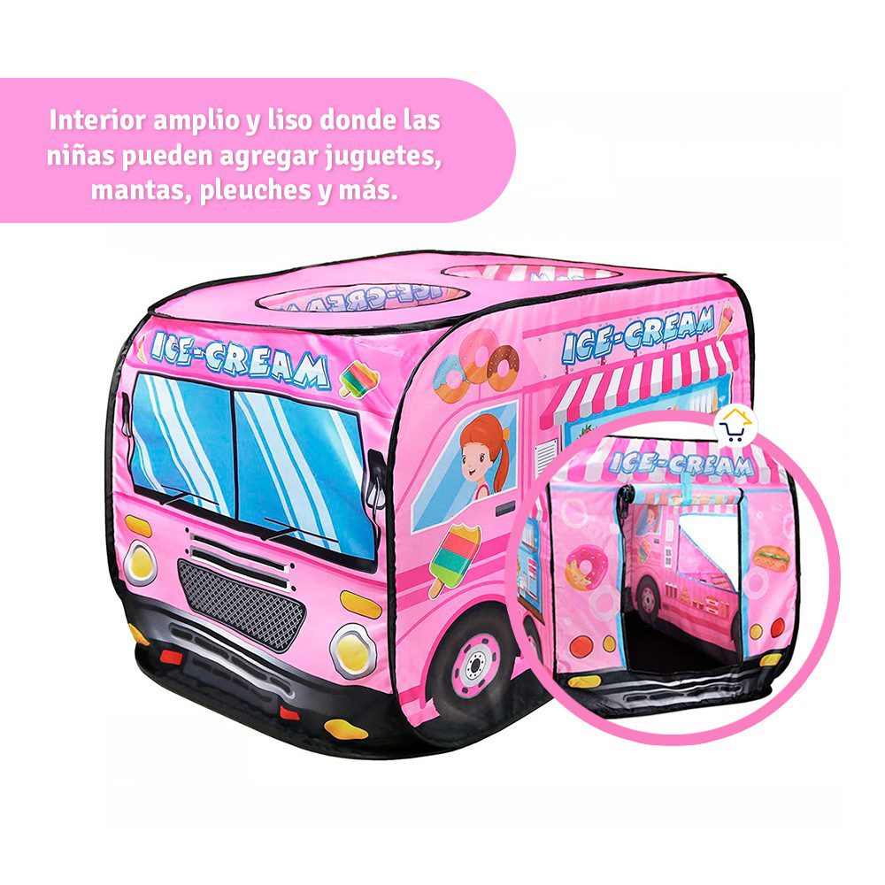 Camión Tienda Helados Infantil Carpa Portátil Plegable 5542