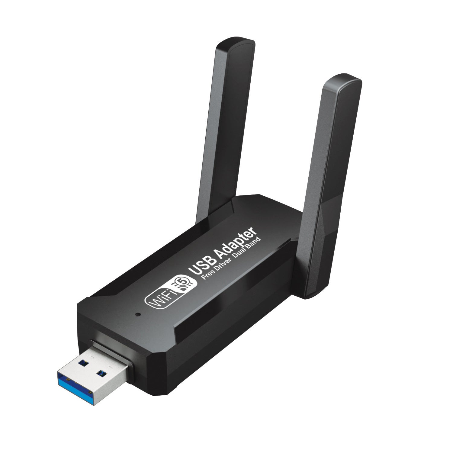 Adaptador WiFi inalámbrico Momotor-600Mbps USB - Tarjeta de red WiFi portátil, adaptador de red inalámbrico sin controlador, compatible con escritorio, portátil y tableta - Solución WiFi5 fácil de conectar y reproducir