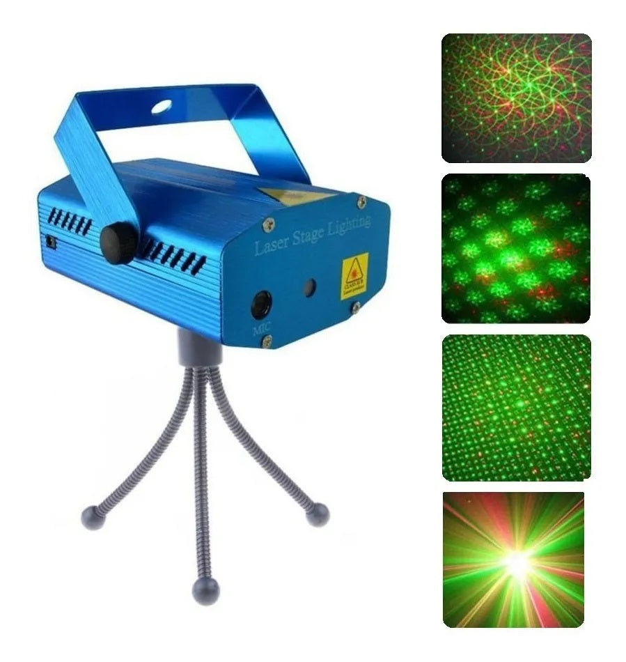 Proyector De Luces Láser Audio Rítmico Fiestas, Discoteca
