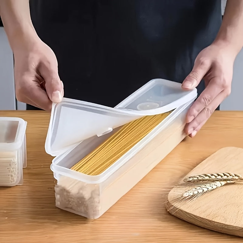 4 contenedores de plástico transparente para alimentos con tapa - Reutilizables, libres de BPA, organizadores de PP para el congelador - Ideales para chalotes, cilantro, jengibre, ajo, fideos, huevos y más - Imprescindible para organizar la cocina