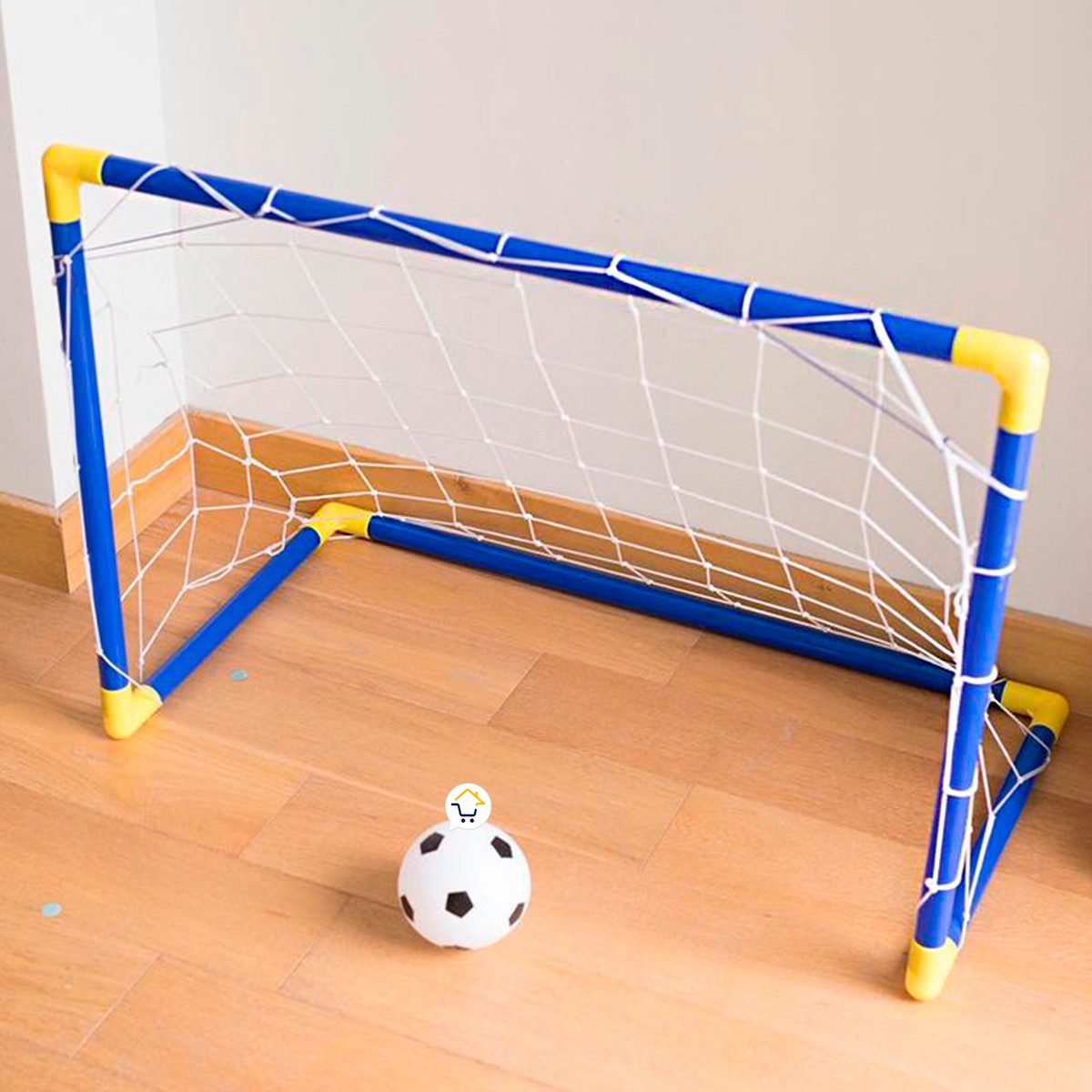 Cancha Fútbol Niños Armable Mini Arco Balón Inflador DQ12