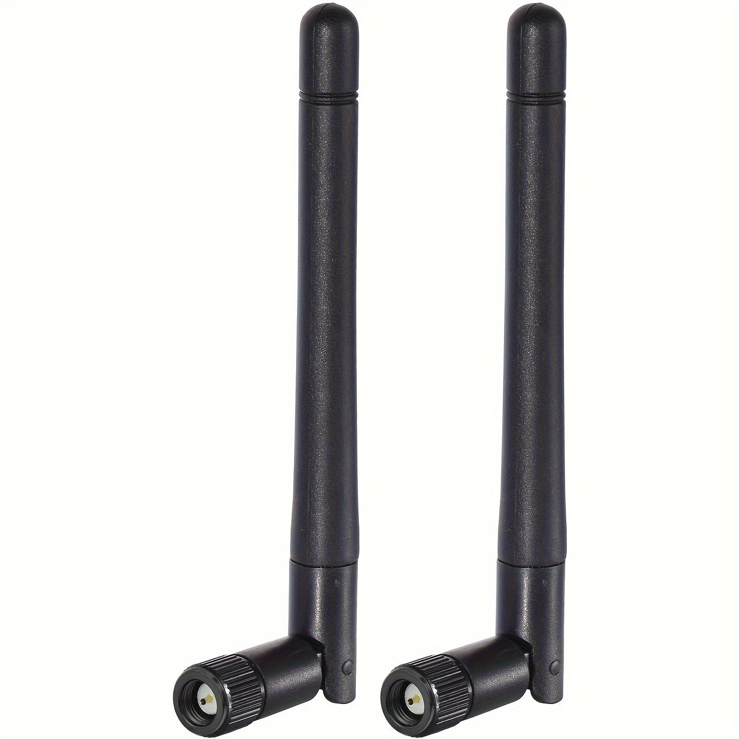 2 piezas de antenas MIMO de doble banda de 3dBi, conector macho SMA con pin, chapado en oro, para enrutador, tarjeta de red, adaptador USB, cámara IP de seguridad, videovigilancia y monitor