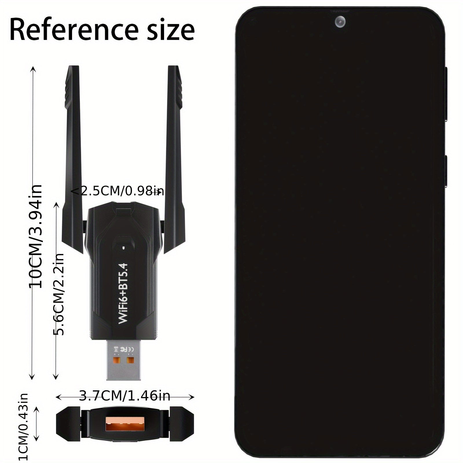 Adaptador sin varillas Mini para PC de Escritorio, Adaptador WiFi USB 900Mbps con Antena Dual Band de Alta Ganancia Integrada, Compatible con Windows 7/8/10/11 y Portátiles – ¡Activa tu Computadora en Segundos y Crea un Punto Acceso Móvil!