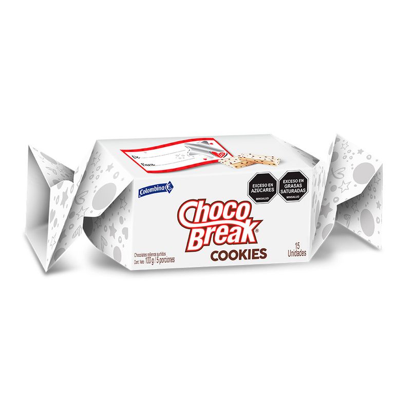 CHOCOBREAK COOKIES 15U 175G MONO