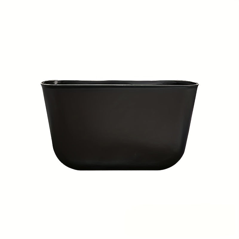 1pieza Mini Cubo de Basura para Puerta de Coche - Plástico Duradero, Diseño Ahorrador de Espacio para Acceso Fácil, Ideal para Almacenamiento y Organización de Coche, Organización de Coche | Cubo de Basura Compacto | Cubo de Plástico Duradero, Accesorios