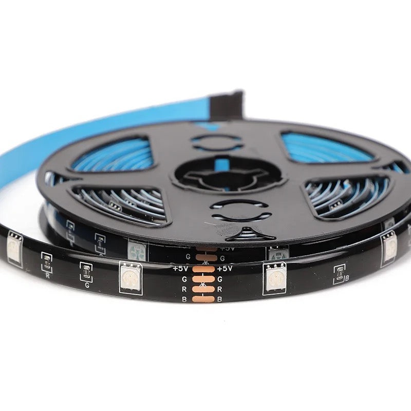 Cinta De Luces Led Con Control Led 5M USB+R