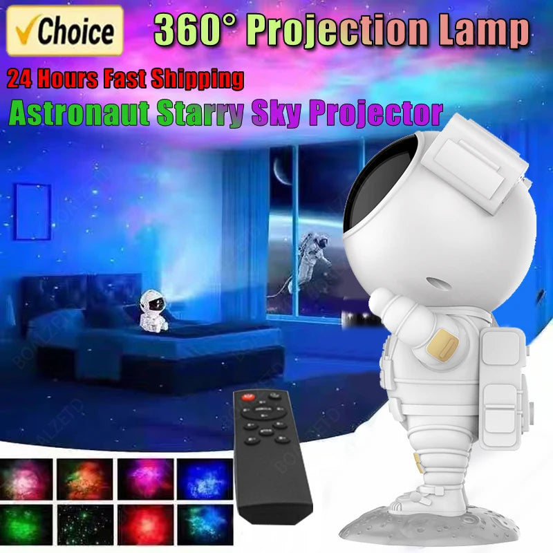 Proyector para astronautas, Luz nocturna, Estrellas Control remoto