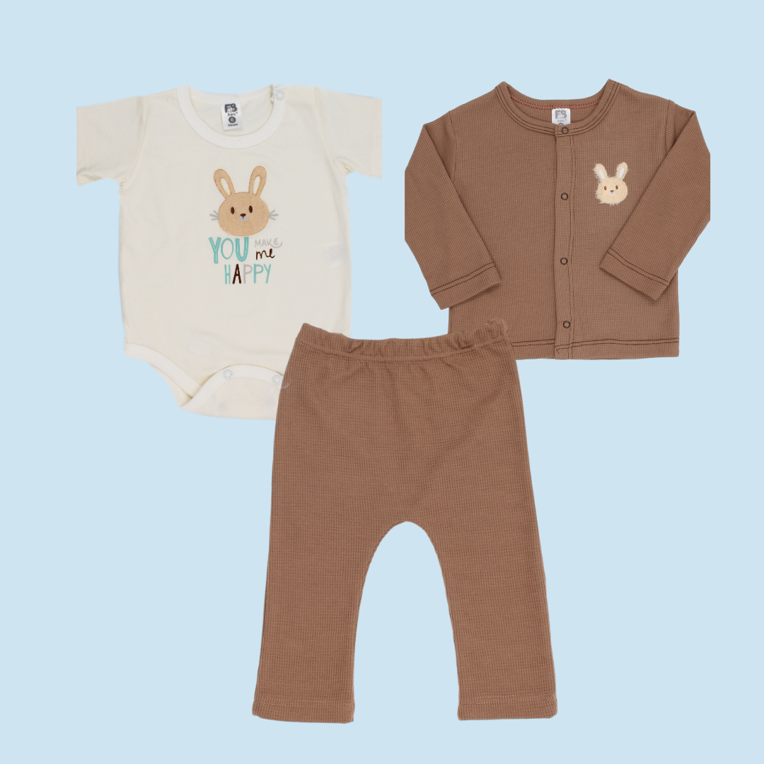 SET 3PZA BEBE NIÑO 10885 FOR BABY