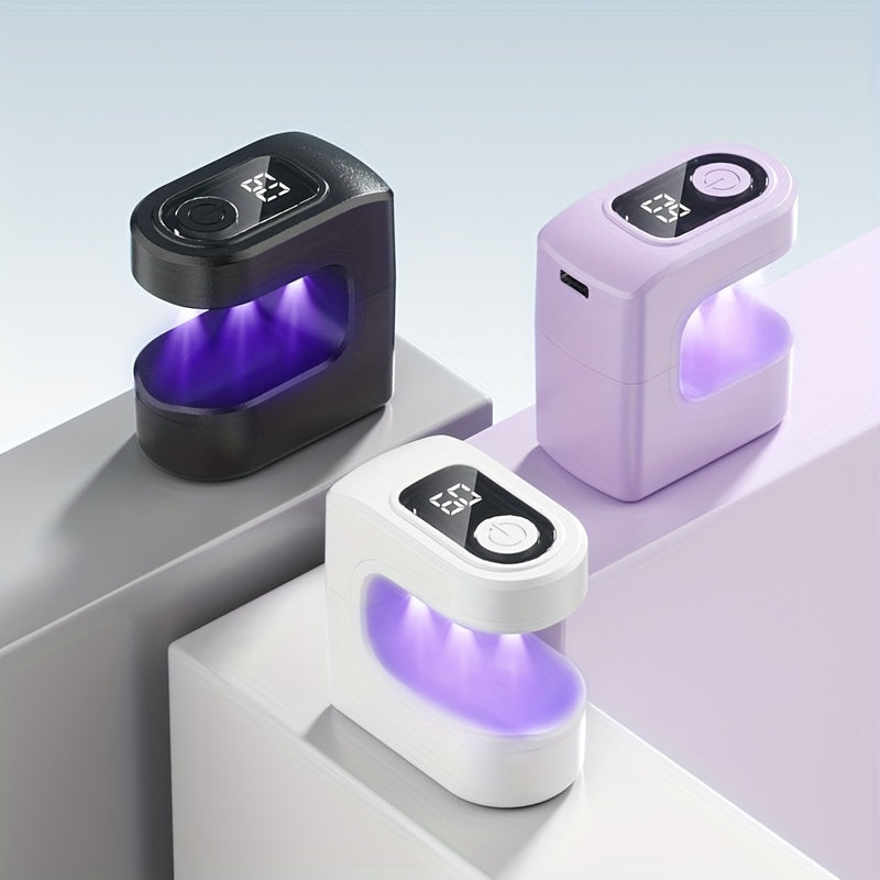 Luzes portátiles de uñas FEIYBA 2025, nuevas y de moda, que se secan rápidamente, curan el esmalte de uñas y pueden ser fijadas más rápidamente. Son buenos ayudantes para el esmalte de uñas en casa.